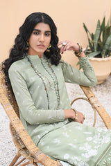 PISTACHIO BLOOM - EMBELLISHED SHIRT