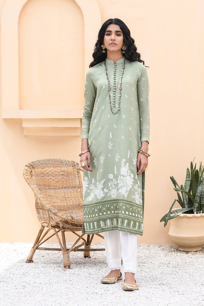 PISTACHIO BLOOM - EMBELLISHED SHIRT