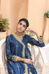 TEAL VAULT - EMBELLISHED SHIRT