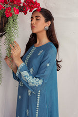SAPPHIRE TRIBE EMBROIDERED SHIRT