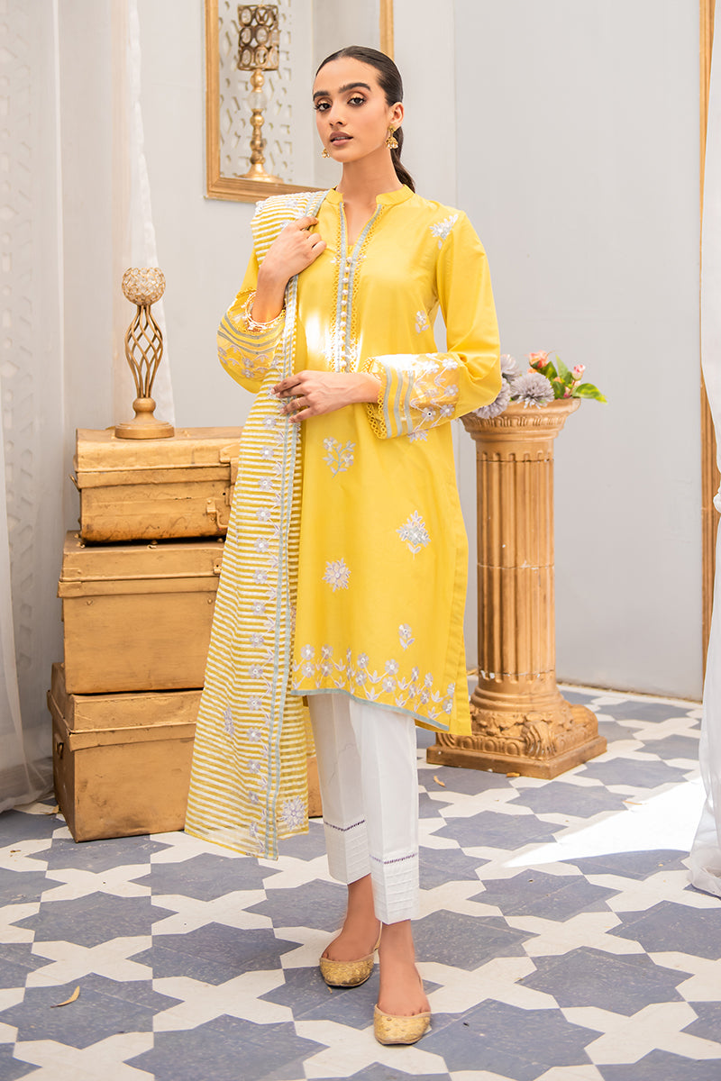 SUMMER BLOOM-2PC (SHIRT & DUPATTA)