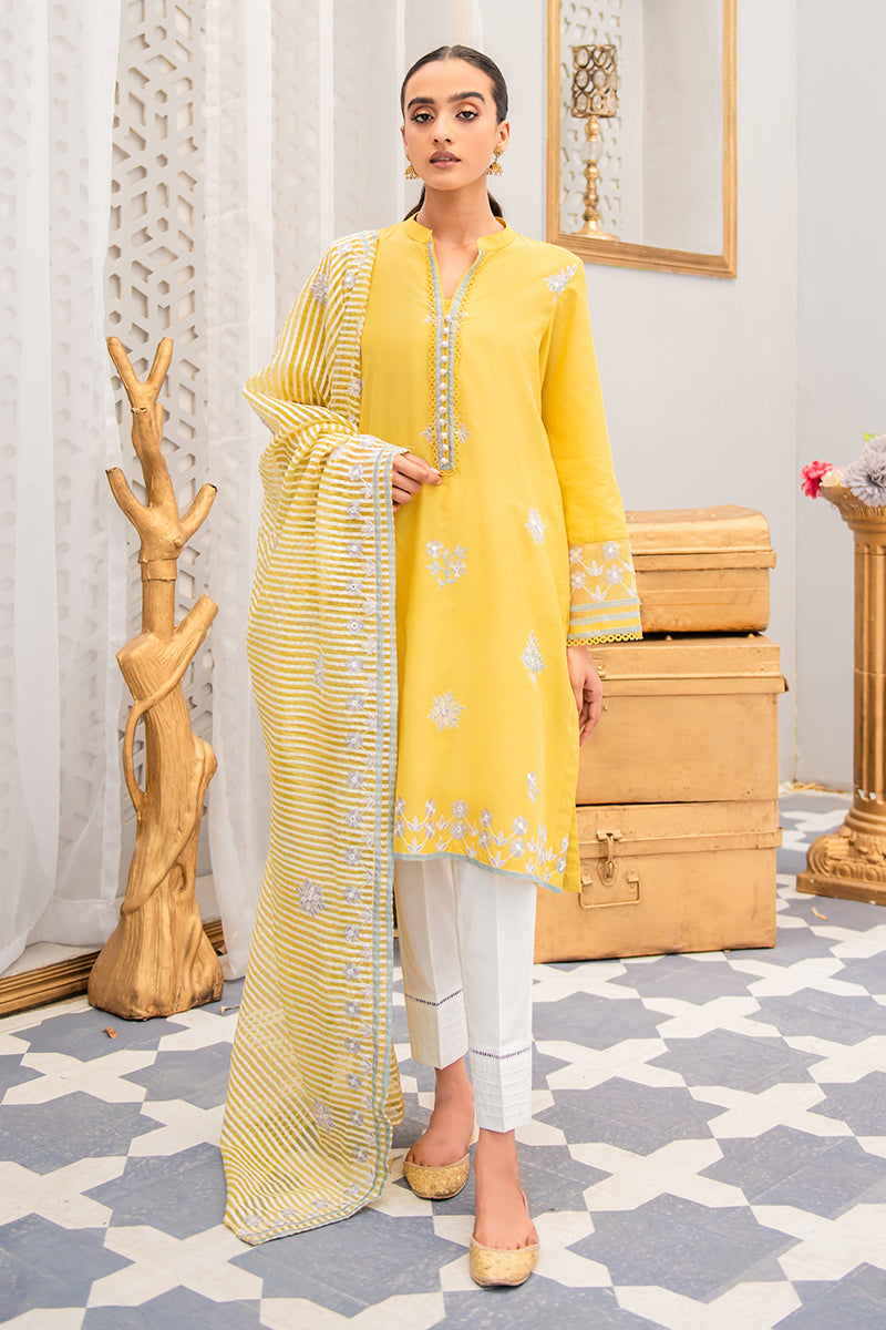 SUMMER BLOOM-2PC (SHIRT & DUPATTA)