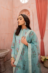 FLORAL WASABI-2PC (SHIRT & DUPATTA)