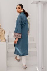CERULEAN ASH EMBROIDERED SHIRT