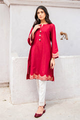 SCARLET BLUSH EMBELLISHED SHIRT