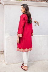 SCARLET BLUSH EMBELLISHED SHIRT