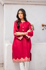 SCARLET BLUSH EMBELLISHED SHIRT