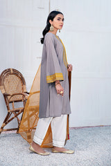 AMBER GRAY-2PC (SHIRT & DUPATTA)