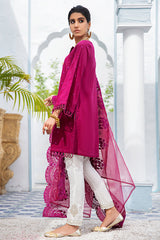 PLUM SIENNA-2PC (SHIRT & DUPATTA)