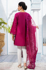 PLUM SIENNA-2PC (SHIRT & DUPATTA)