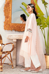 CORAL BLUSH-2PC (SHIRT & DUPATTA)