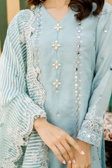 SKY RUSH-2PC (SHIRT & DUPATTA)