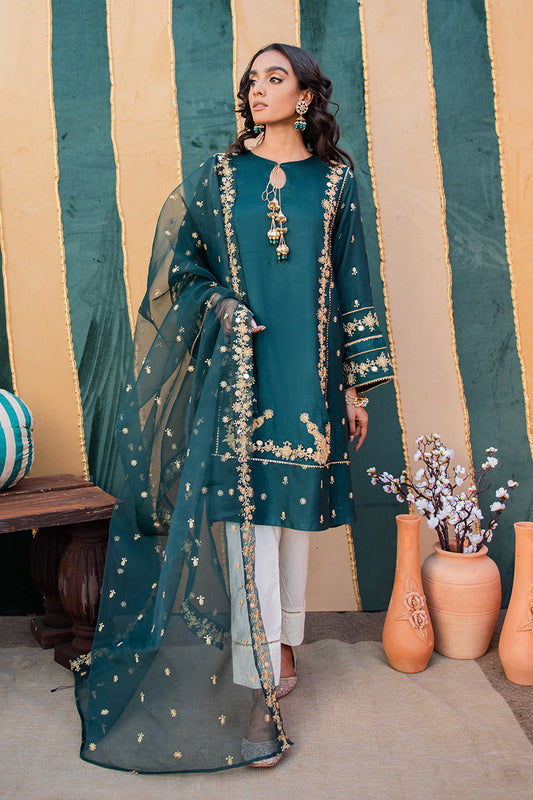 ANTIQUE GREEN-2PC (SHIRT & DUPATTA)