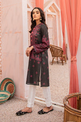 BLACK GLAZE PRINTED SHIRT