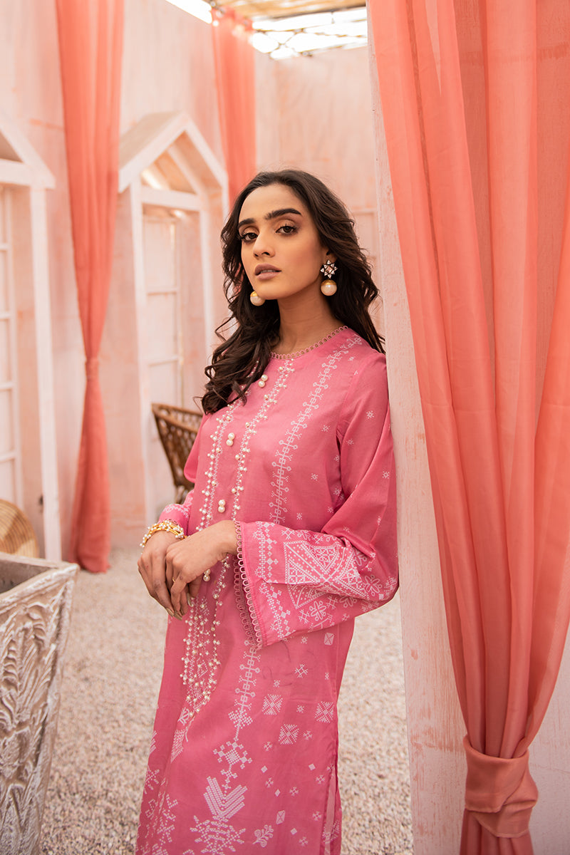 PINK BLUSH PRINTED SHIRT