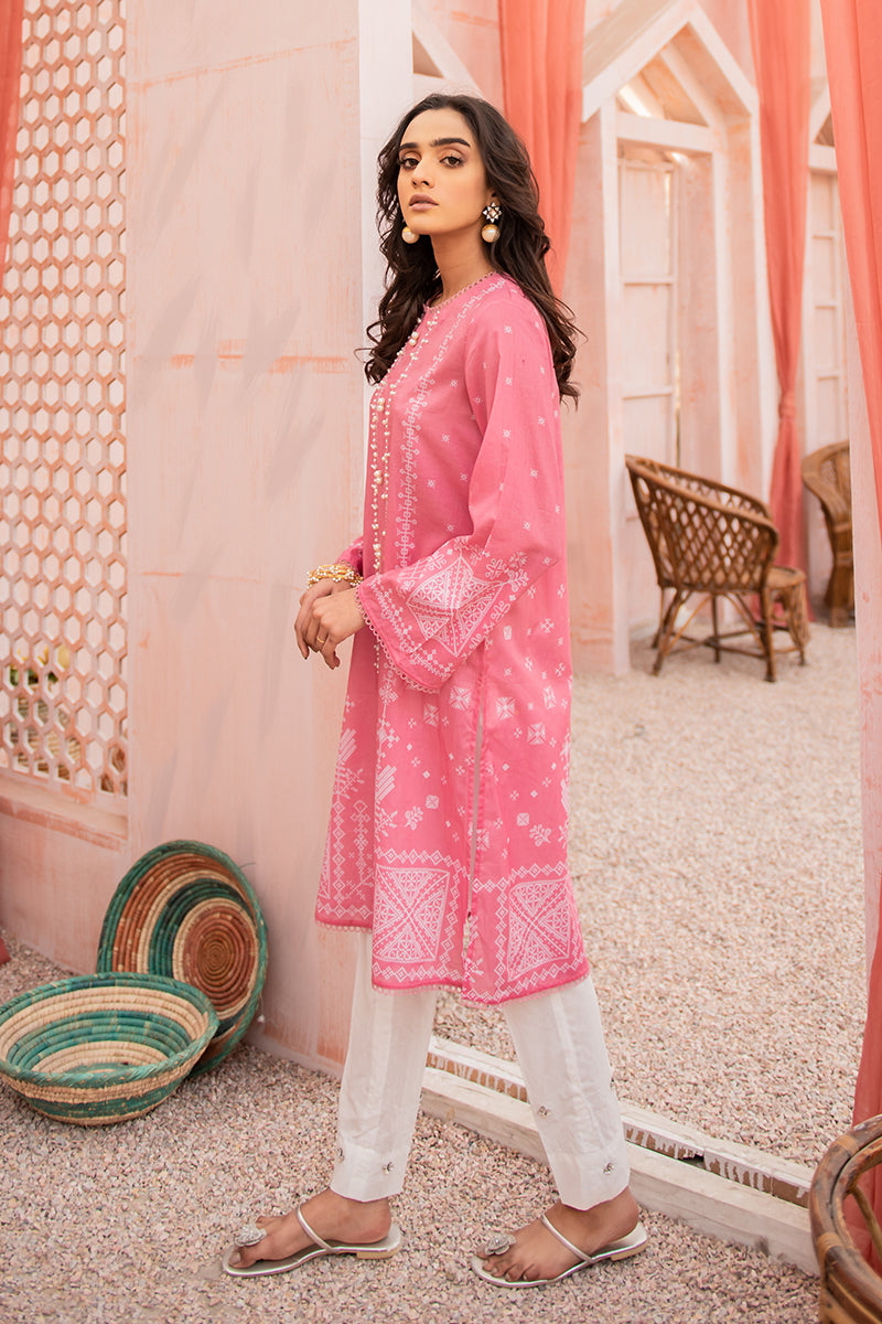 PINK BLUSH PRINTED SHIRT