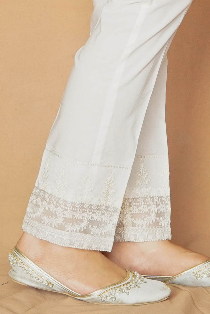 EMB TAPERED PANTS-1