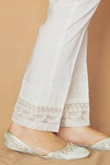 EMB TAPERED PANTS-1