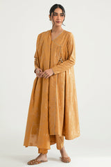 OPPULENT BLOOM-A-3PC COTTON JACQUARD SUIT