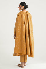 OPPULENT BLOOM-A-3PC COTTON JACQUARD SUIT
