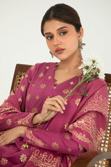 VERDURE TALE-B-3PC COTTON JACQUARD SUIT