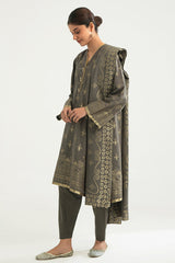 TRIBAL VISION-B-3PC COTTON JACQUARD SUIT