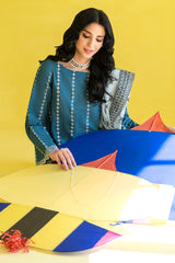 BERYL GRACE-3PC EMBROIDERED LAWN SUIT