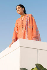 CARNELIAN SCENT-3PC EMBROIDERED LAWN SUIT