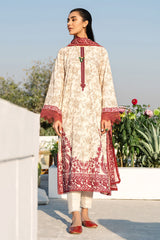 ALABASTER TINT-3PC DIGITAL PRINTED LAWN SUIT