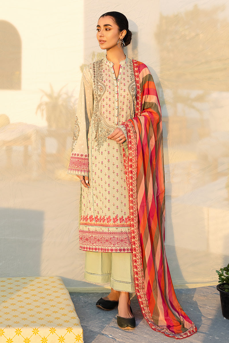 CASHMERE ORNATE-3PC DIGITAL PRINTED LAWN SUIT