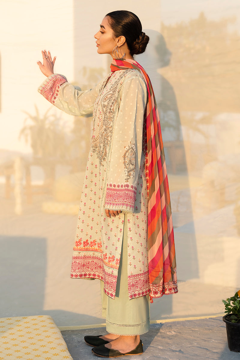 CASHMERE ORNATE-3PC DIGITAL PRINTED LAWN SUIT