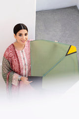 LUSH PINK-3PC DIGITAL PRINTED LAWN SUIT