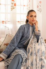 BERYL FERN-3PC COTTON JACQUARD SUIT