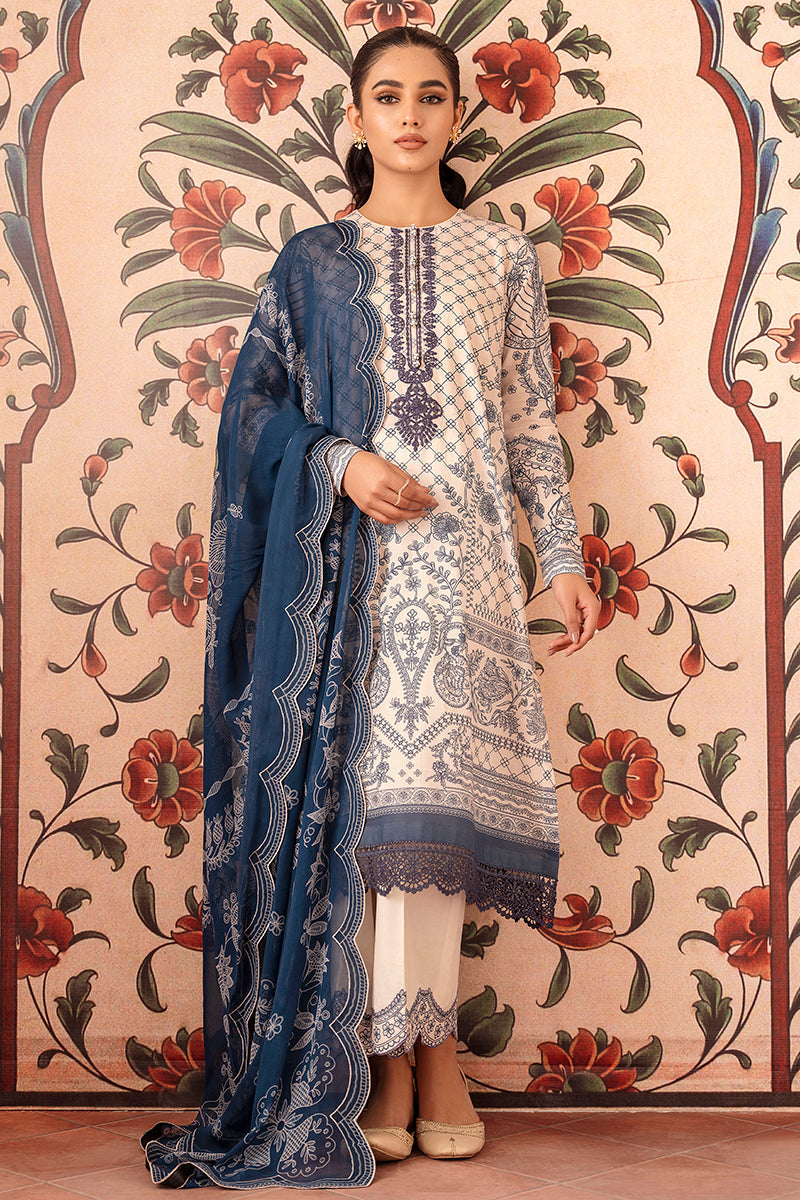 PRIME ILLUSION-3PC PRINTED LAWN SUIT