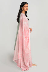 DUSTY FROST-3PC PRINTED LAWN SUIT