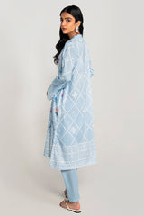 BLUE CHARM-2PC PRINTED LAWN SUIT