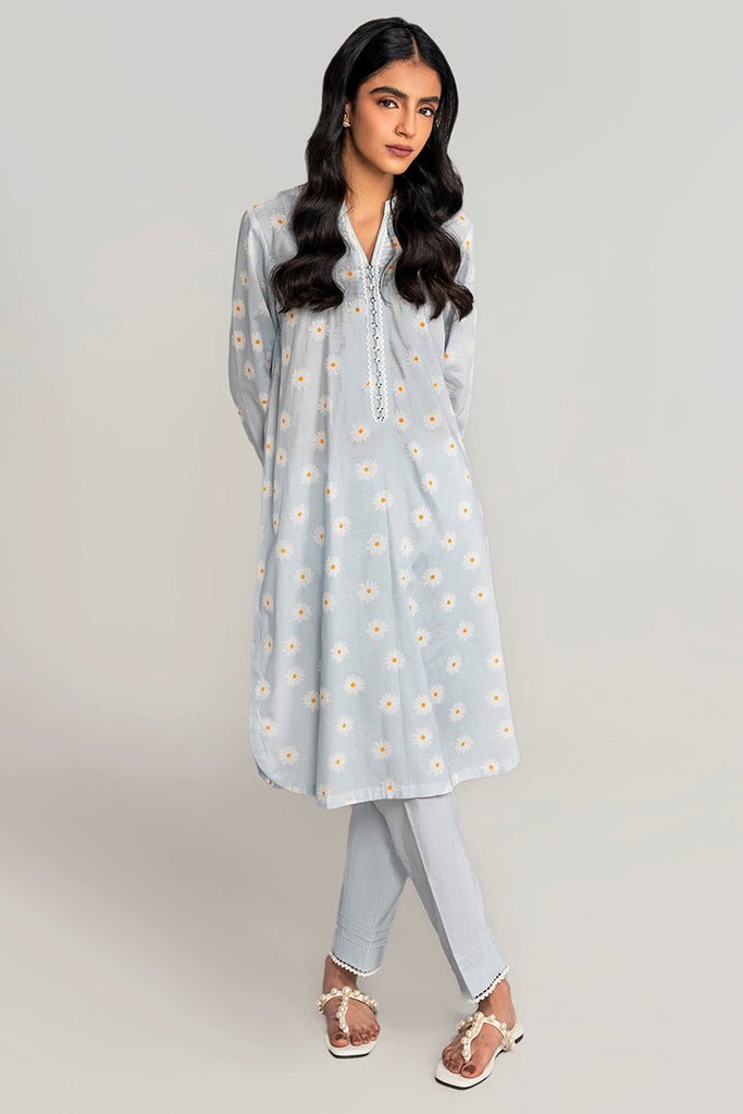 DAISY DEW-2PC PRINTED LAWN SUIT
