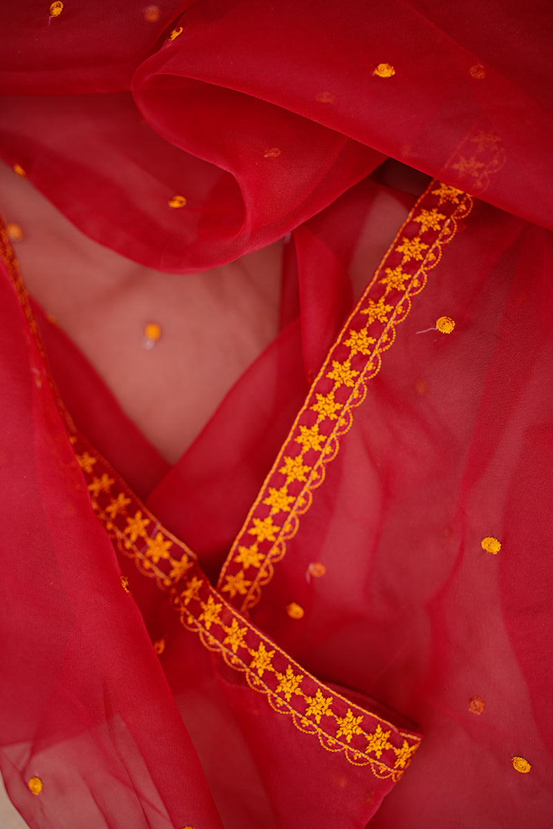 CRIMSON TALE DUPATTA