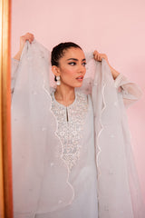 AQUA HAZE-2PC (SHIRT & DUPATTA)