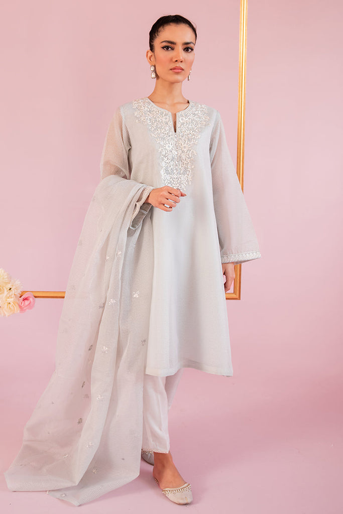 AQUA HAZE-2PC (SHIRT & DUPATTA)