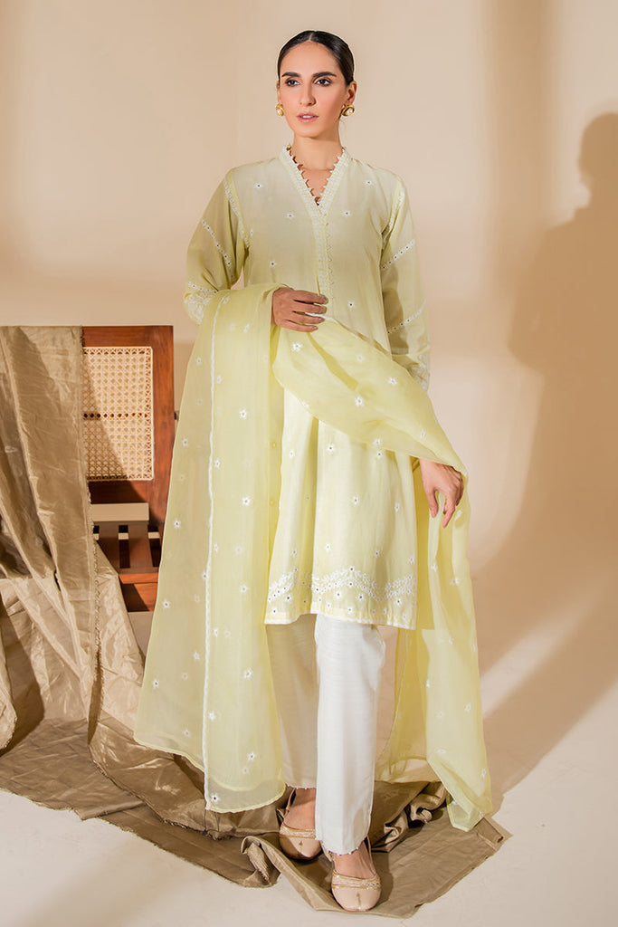 FLORAL GRACE-2PC (SHIRT & DUPATTA)