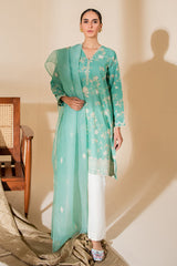 VERDANT GLOW-2PC (SHIRT & DUPATTA)