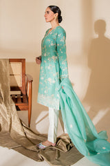 VERDANT GLOW-2PC (SHIRT & DUPATTA)