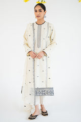 SAND SHELL-2PC (SHIRT & DUPATTA)