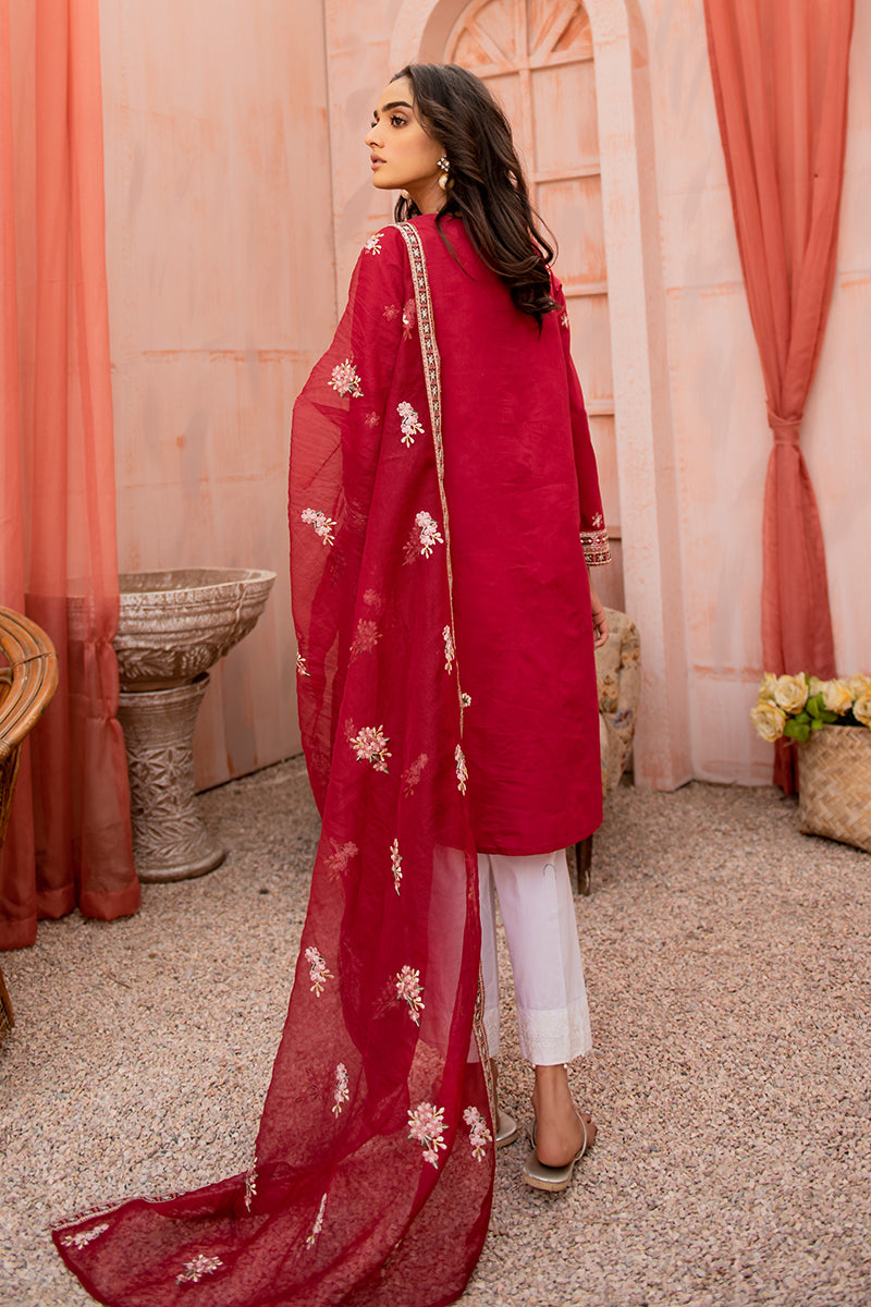 CARMINE ROSE-2PC (SHIRT & DUPATTA)