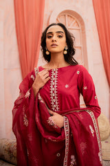 CARMINE ROSE-2PC (SHIRT & DUPATTA)