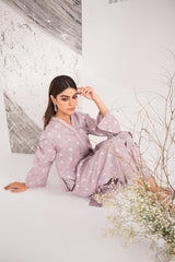 DUSTY LAVENDER-2PC (SHIRT & TROUSER)