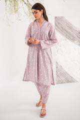 DUSTY LAVENDER-2PC (SHIRT & TROUSER)