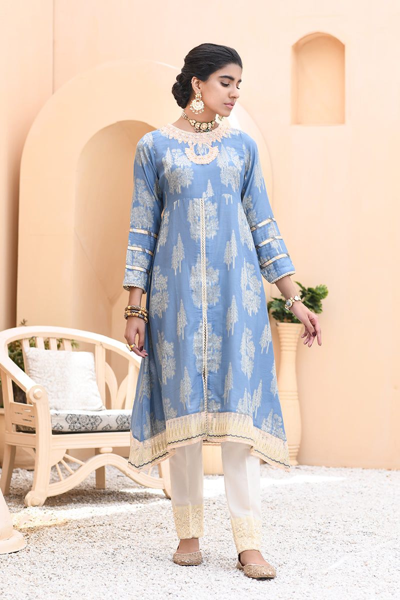 MUSHK-E-FIZA - EMBELLISHED SHIRT