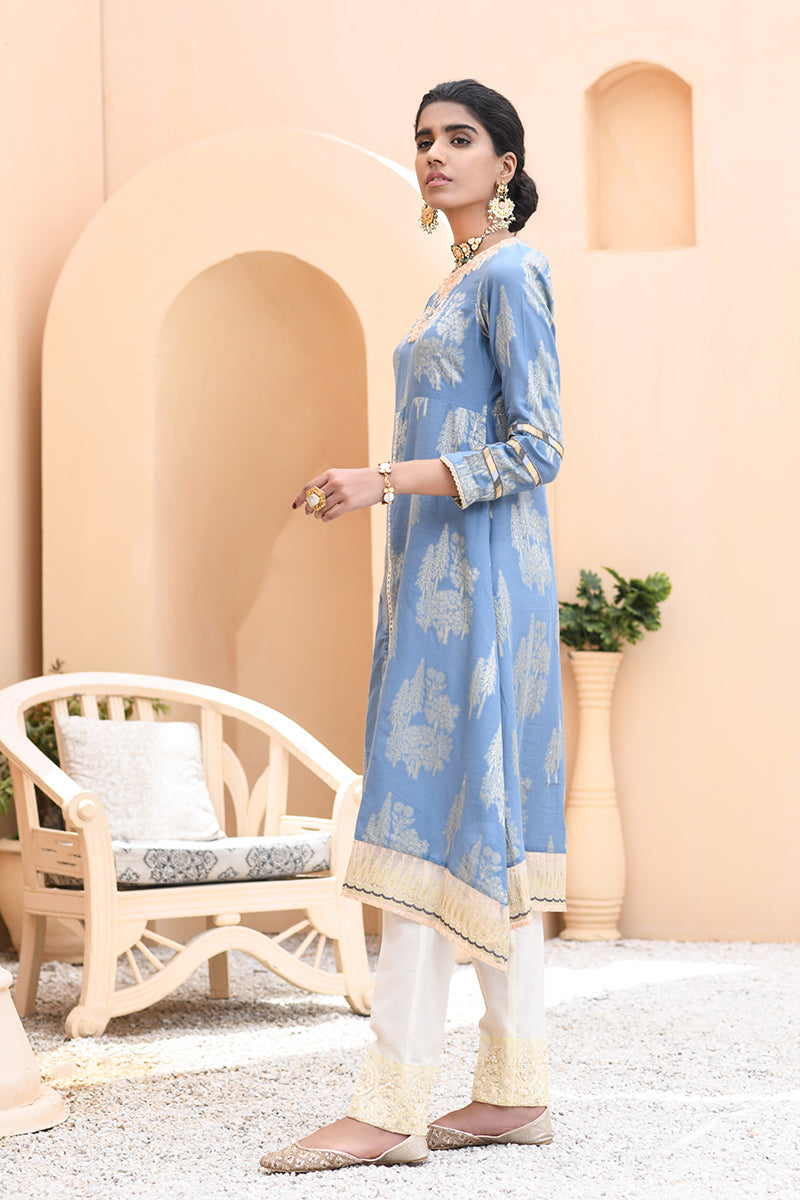 MUSHK-E-FIZA - EMBELLISHED SHIRT